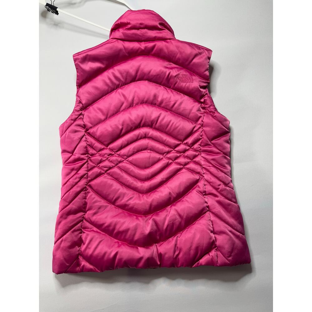 The North Face Women's Pink Puffer Vest - Size S - Picture 3 of 6